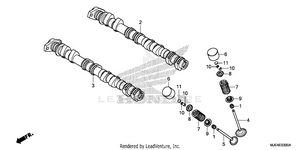 Camshaft@valve Schematic