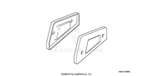 Floorboard Lower Cover   (passenger) (chrome) Schematic