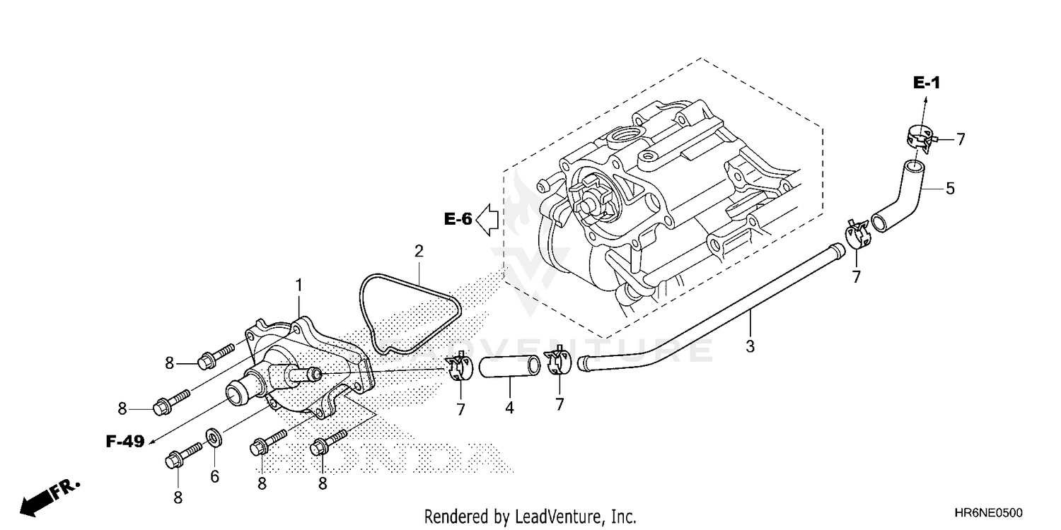 WATER PUMP COVER