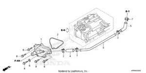 Water Pump Cover Schematic