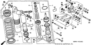 Rear Shock Absorber Schematic