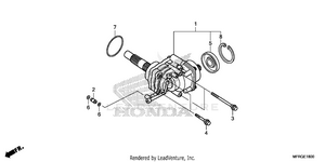 Side Gear Case Schematic