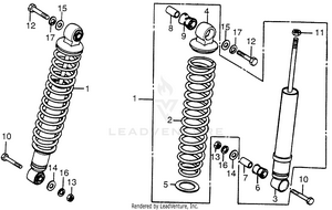 Front Fork 81-84 Schematic