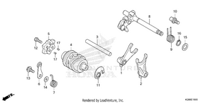 Gearshift Drum Schematic
