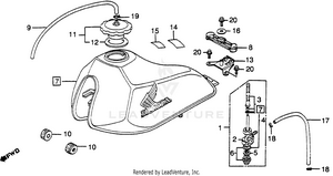 Xl500r Fuel Tank 82 Schematic