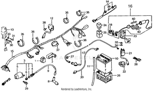 Wire Harness + Rectifier Schematic