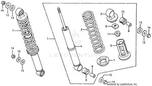 Rear Shock Absorber Schematic