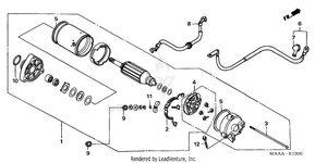 Starting Motor Schematic