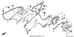 Body Cover (trx500fa'01-'04/fga'04) Schematic