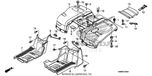 Rear Fender Schematic