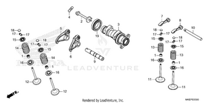 Camshaft@valve Schematic