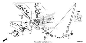Front Brake Master       Cylinder Schematic