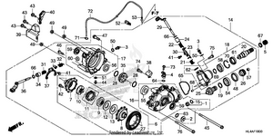 Front Final Gear (1) Schematic