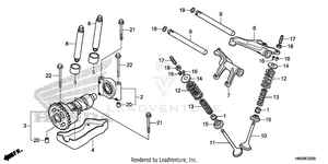 Camshaft + Valve Schematic