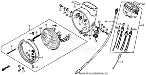 Headlight Case + Speedmeter Schematic