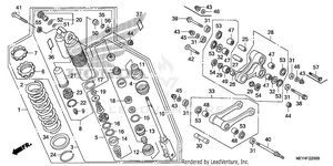 Rear Shock Absorber Schematic