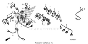 Sub Harness (cbr1000rr) Schematic