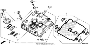 Cylinder Head Cover Schematic