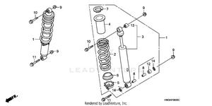 Front Shock Absorber Schematic