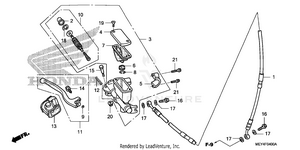 Front Brake Master Cylinder Schematic