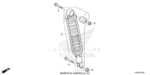 Rear Shock Absorber Schematic