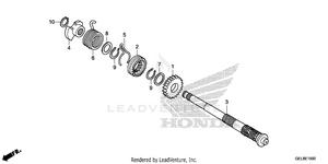 Kick Starter Spindle Schematic