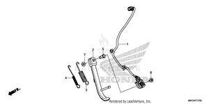 Side Stand Schematic