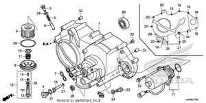 Front Crankcase Cover Schematic