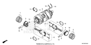 Crankshaft@piston Schematic