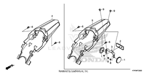 Rear Fender Schematic