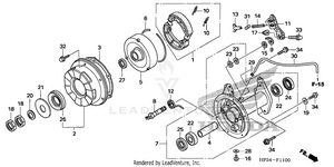 Rear Brake Panel Schematic