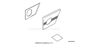 Billet Swingarm Pivot Cover Set (neo-retro) Schematic