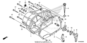 Right Crankcase Cover Schematic