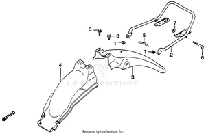 Rear Fender Schematic