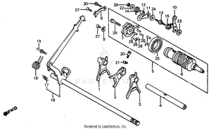 Gearshift Drum Schematic