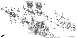 Crankshaft + Piston Schematic