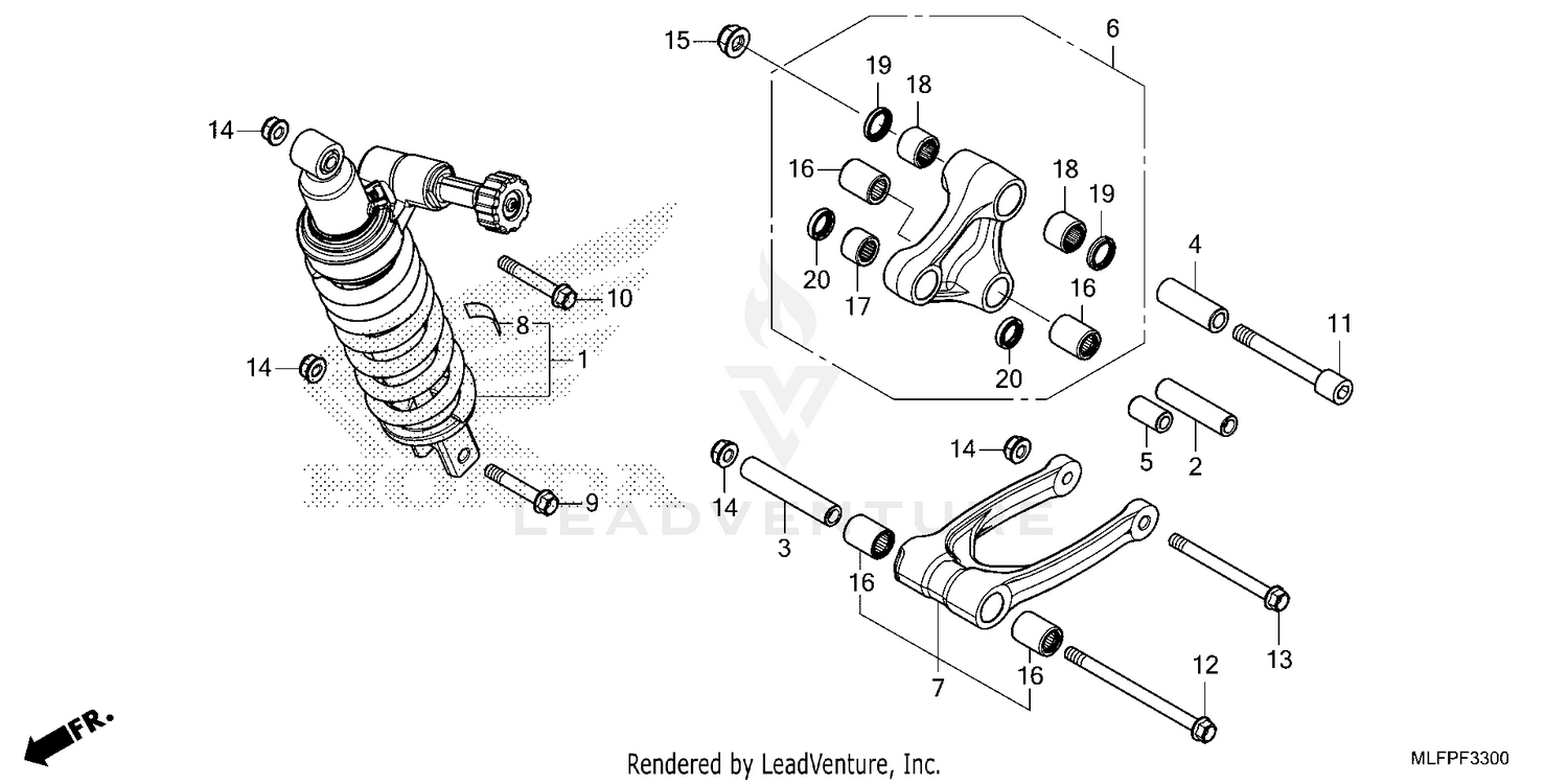 REAR SHOCK ABSORBER