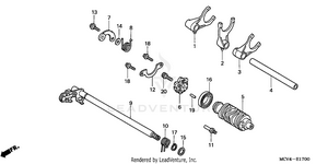 Gearshift Drum Schematic