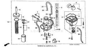 Carburetor ('03-'04) Schematic