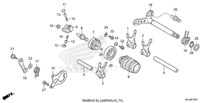 Gearshift Drum Schematic