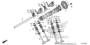 Camshaft@valve Schematic