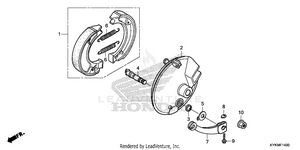 Front Brake Panel Schematic