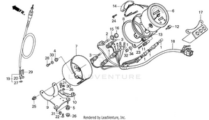 Vt1100c Speedometer 95-96 Schematic