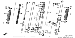 Front Fork Schematic
