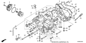 Front Crankcase Cover Schematic