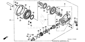 Final Driven Gear Schematic