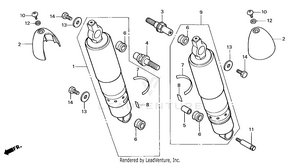 Rear Shock Absorber Schematic