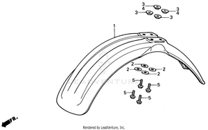 Front Fender Schematic
