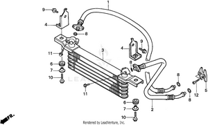 Oil Cooler Schematic