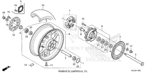Rear Wheel Schematic